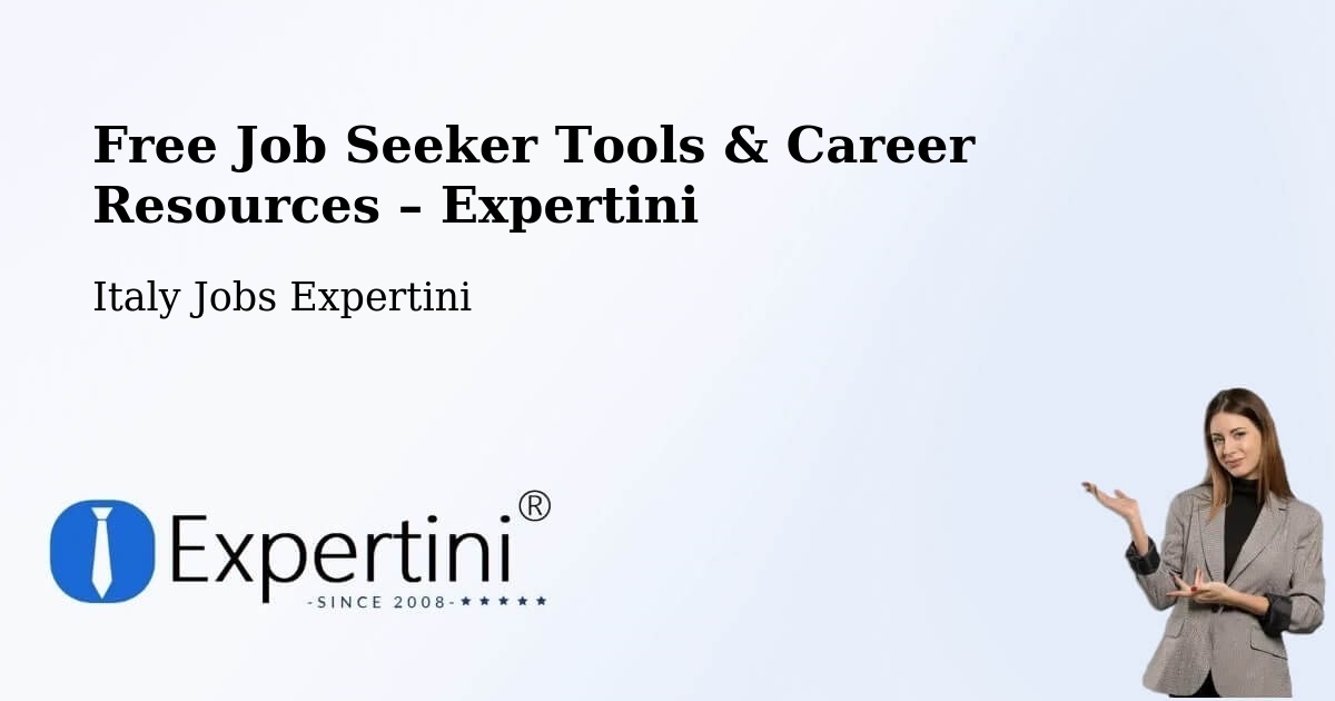 Free Job Seeker Tools & Career Resources – Pitelli - Pitelli, Italy Jobs Expertini
