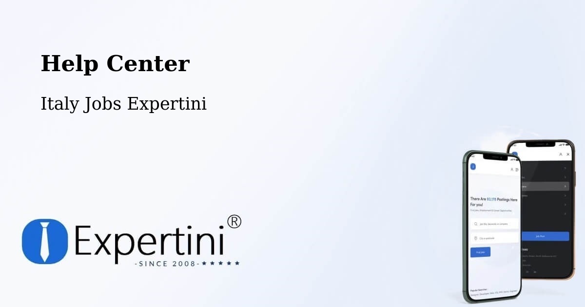 Help Center – Pitelli - Italy Jobs Expertini
