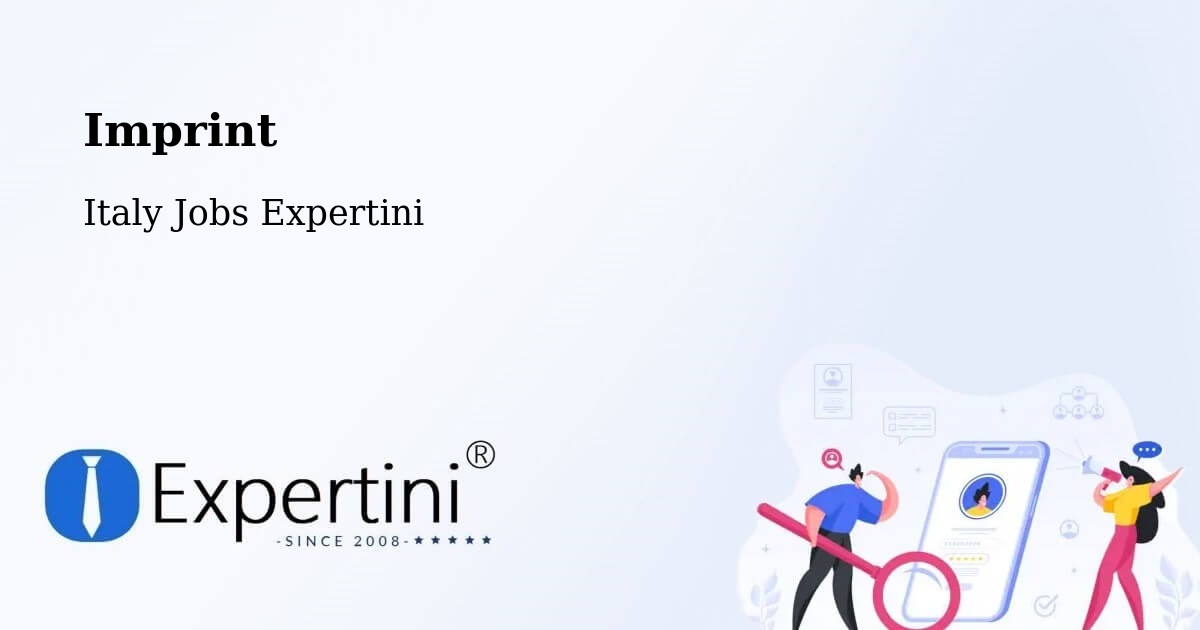 Imprint – Pitelli - Italy Jobs Expertini