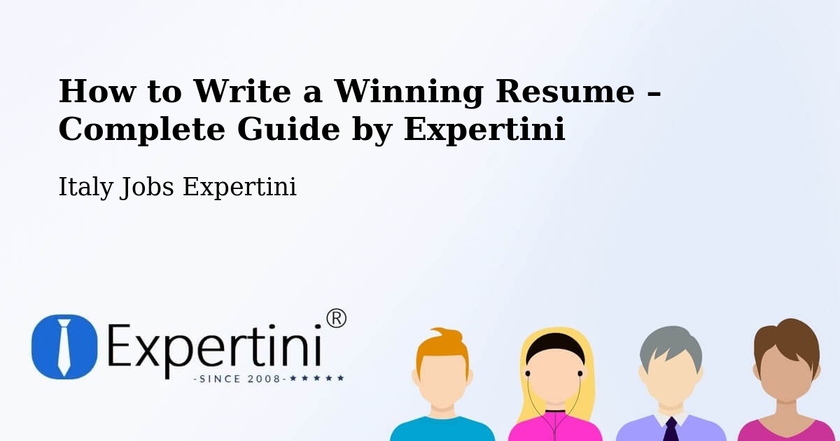 Resume Writing Guide for Job Seekers – Pitelli - Pitelli, Italy Jobs Expertini